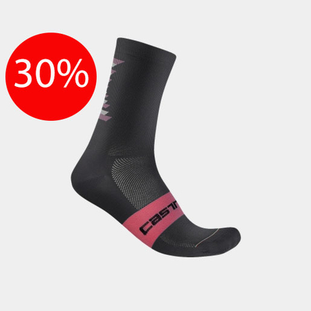 CASTELLI GIRO 105 STRUMPA GRÅ SVART ROSA